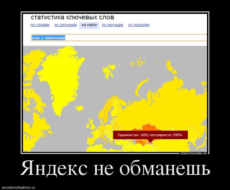 Яндекс не обманешь